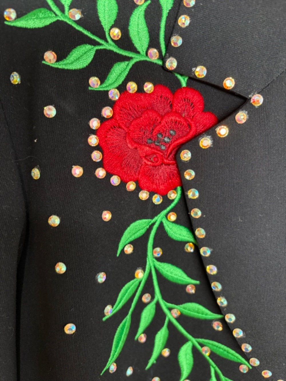 Texas Couture Vintage Rhinestone Blazer - Rodeo - Western - Women's Small - Picture 5 of 12